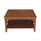 International Concepts Square Hampton  Coffee Table, 36 W, 36 L, 18 in H, Wood, Espresso OT581-70SC - alternate 3